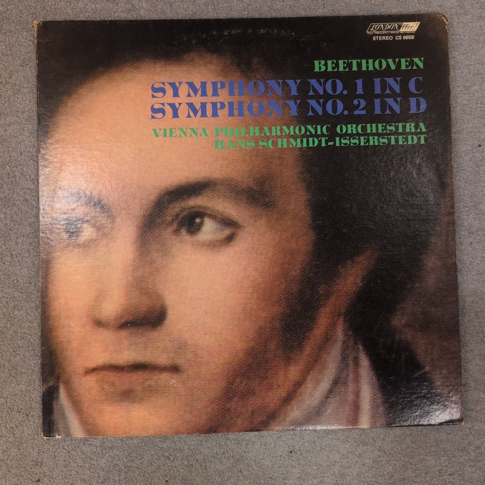 Beethoven Symphony No 1 & 2 Vienna Philharmonic London fffr Vinyl LP CS 6658 - Picture 1 of 2
